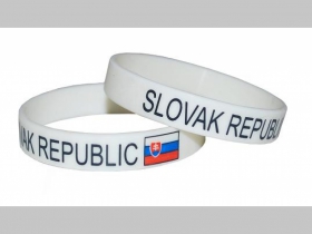 Silikónový náramok SLOVAC REPUBLIC,  cena za 1ks!