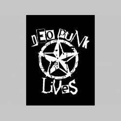 Neopunk Lives  chrbtová nášivka veľkosť cca. A4 (po krajoch neobšívaná)