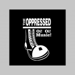The Oppressed - Oi! Oi! Music  čierne teplákové kraťasy s tlačeným logom