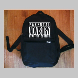 Parental Advisory jednoduchý ľahký ruksak, rozmery pri plnom obsahu cca: 40x27x10cm materiál 100%polyester