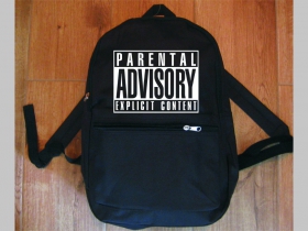 Parental Advisory jednoduchý ľahký ruksak, rozmery pri plnom obsahu cca: 40x27x10cm materiál 100%polyester