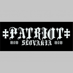 Patriot Slovakia, tmavomodrá mikina s kapucou stiahnutelnou šnúrkami a klokankovým vreckom vpredu 