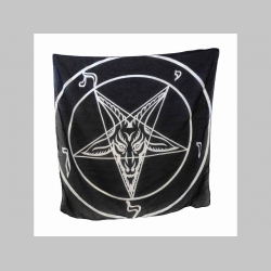 pentagram - Bafonet   veľká čierna šatka materiál 100% bavlna rozmery 100x100cm