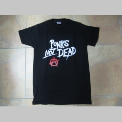 Punks not Dead  pánske tričko 100 %bavlna Fruit of The Loom