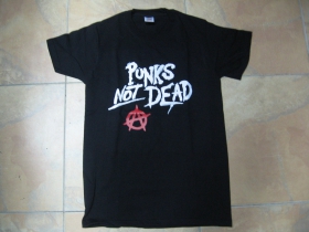 Punks not Dead  pánske tričko 100 %bavlna Fruit of The Loom