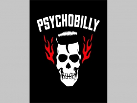 Psychobilly   chrbtová nášivka veľkosť cca. A4 (po krajoch neobšívaná)