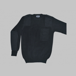 Pánsky vojenský sveter  pulóver s vačkom, čierny 100%bavlna  značka COMMANDO