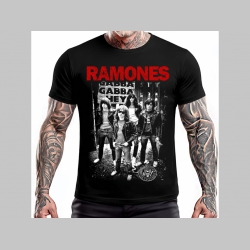 Ramones čierne p&aacute;nske tričko materi&aacute;l 100% bavlna