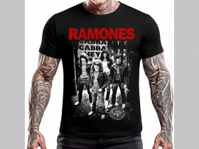 Ramones čierne p&aacute;nske tričko materi&aacute;l 100% bavlna