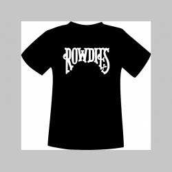 Rowdies, pánske tričko čierne, 100%bavlna 