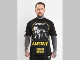 Amstaff SOLINOR čierne p&aacute;nske tričko materi&aacute;l 100% bavlna