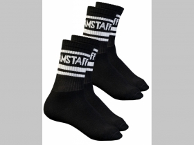 Amstaff čierne ponožky TASKUS dvojbalenie - 2páry v balení  Materiál: 78% bavlna, 17% polyester, 5% elastan