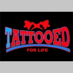 Tattooed  čierne teplákové kraťasy s tlačeným logom