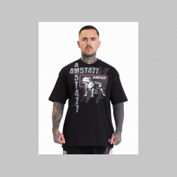 Amstaff TIKO čierne p&aacute;nske tričko materi&aacute;l 100% bavlna