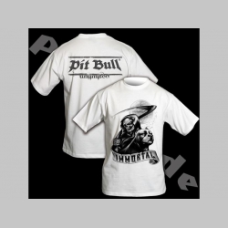Pit Bull TS 01530, pánske biele tričko 100%bavlna 