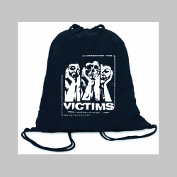 Victims ľahké sťahovacie vrecko ( batôžtek / vak ) s čiernou šnúrkou, 100% bavlna 100 g/m2, rozmery cca. 37 x 41 cm