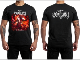 Vomitory - čierne p&aacute;nske tričko 100%bavlna